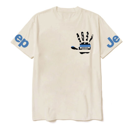 Jp Wave Police Blue Line US Flag T-Shirt