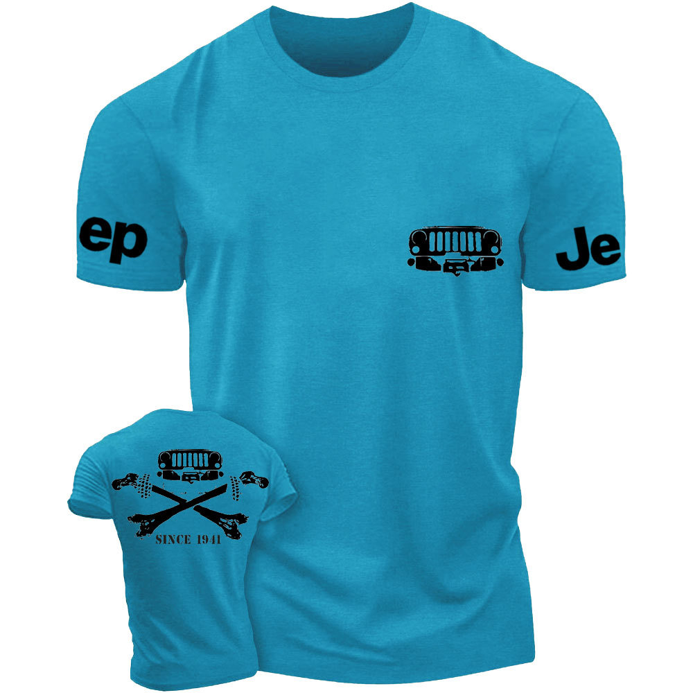 Jps Grille and Cross Bones Since 1941 Double Printed T-Shirt