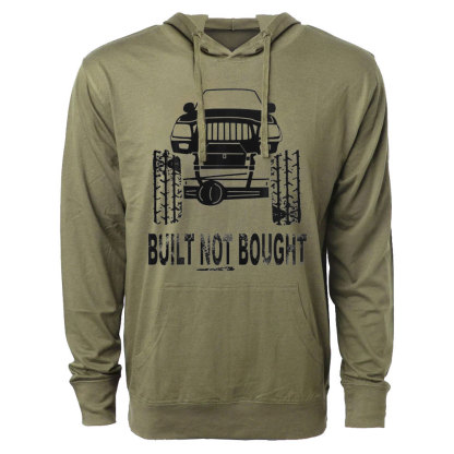 Built Not Bought Rock Crawler Mudding Jp Cool Jp  Lightweight Hoodie