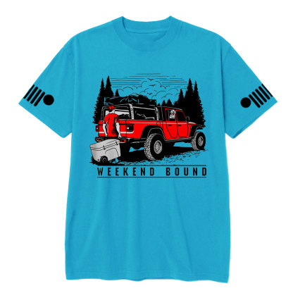 Weekend Bound With Your Gladiator Car and Your Dog T-Shirt