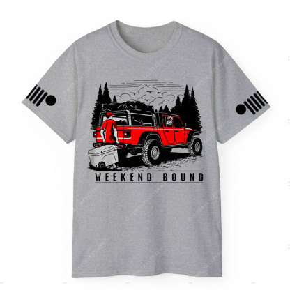 Weekend Bound With Your Gladiator Car and Your Dog T-Shirt