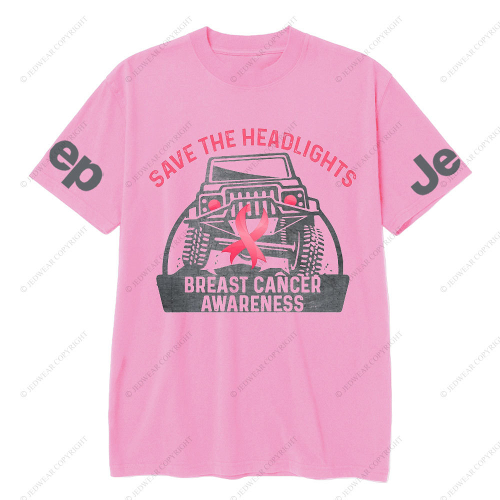 Save The Headlights Breast Cancer Awareness Jp Lover T-Shirt