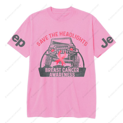 Save The Headlights Breast Cancer Awareness Jp Lover T-Shirt