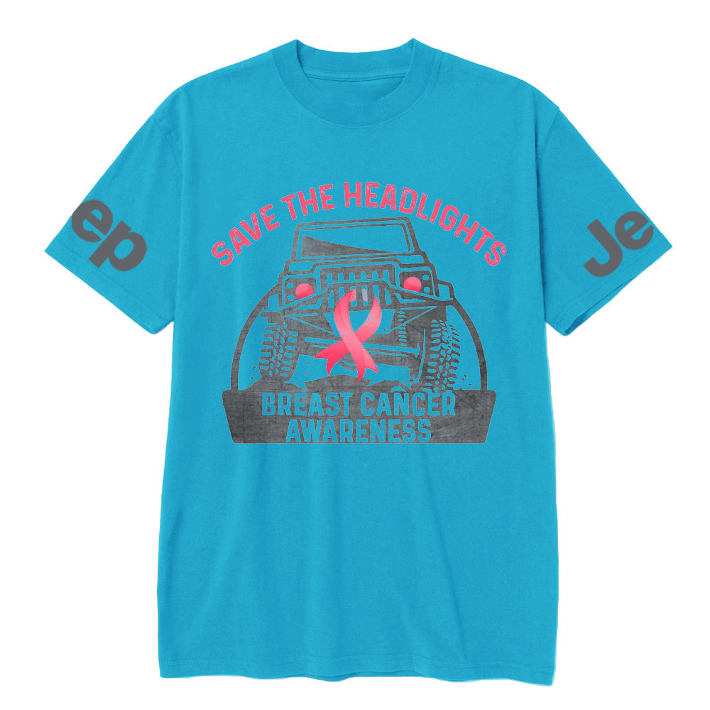 Save The Headlights Breast Cancer Awareness Jp Lover T-Shirt
