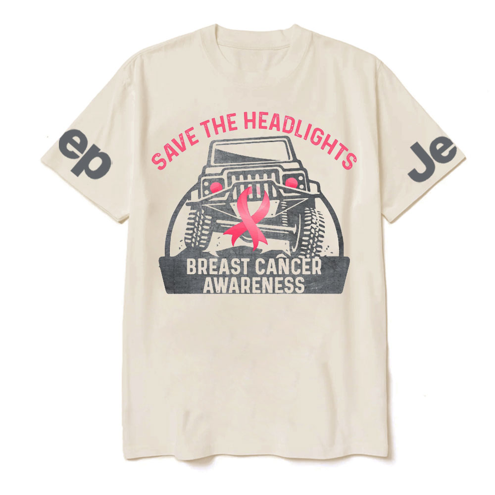 Save The Headlights Breast Cancer Awareness Jp Lover T-Shirt