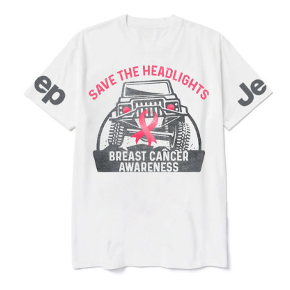 Save The Headlights Breast Cancer Awareness Jp Lover T-Shirt