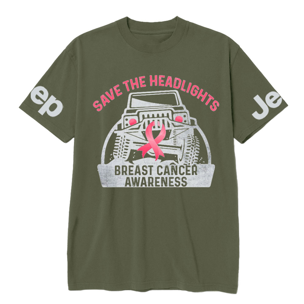 Save The Headlights Breast Cancer Awareness Jp Lover T-Shirt