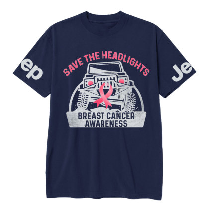 Save The Headlights Breast Cancer Awareness Jp Lover T-Shirt