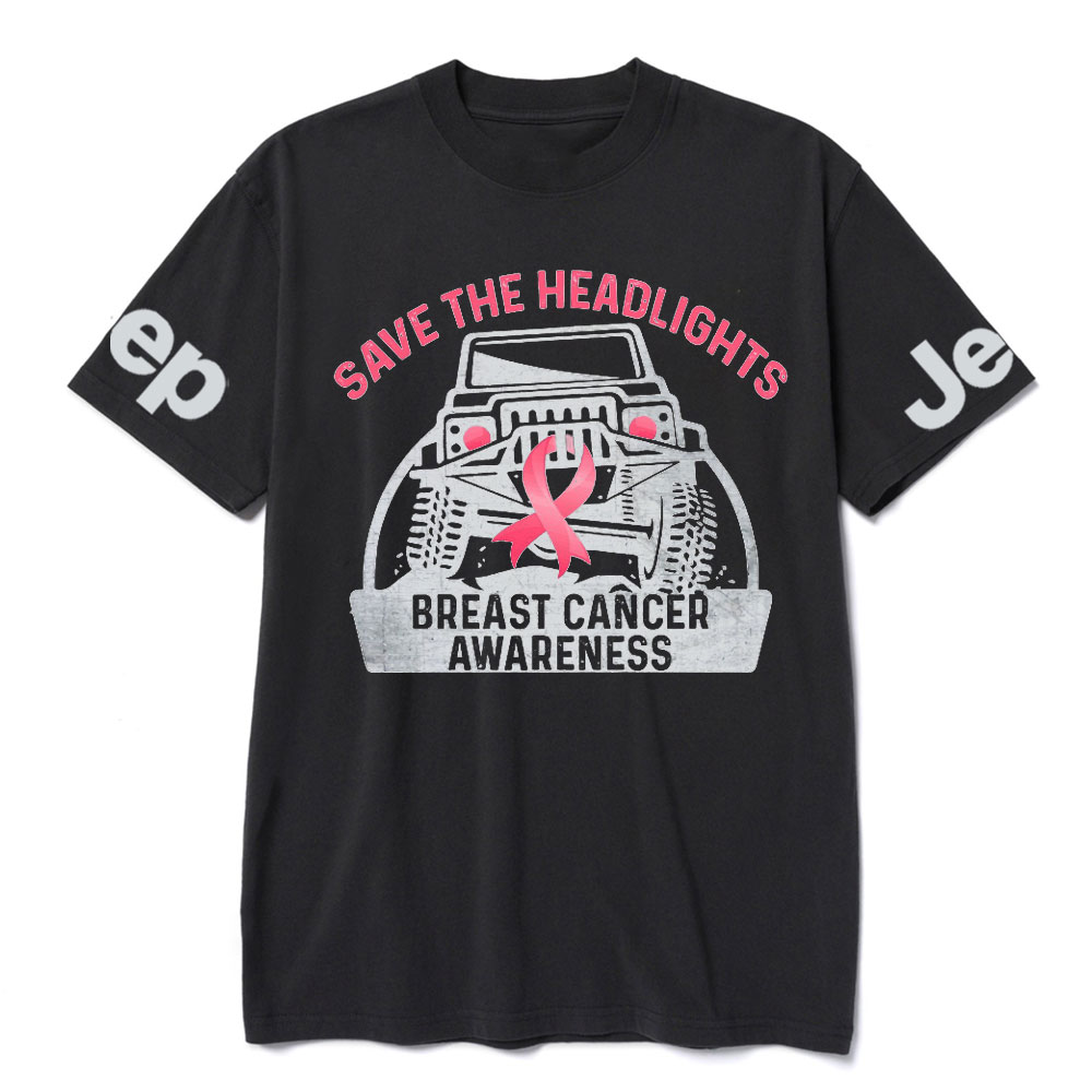 Save The Headlights Breast Cancer Awareness Jp Lover T-Shirt
