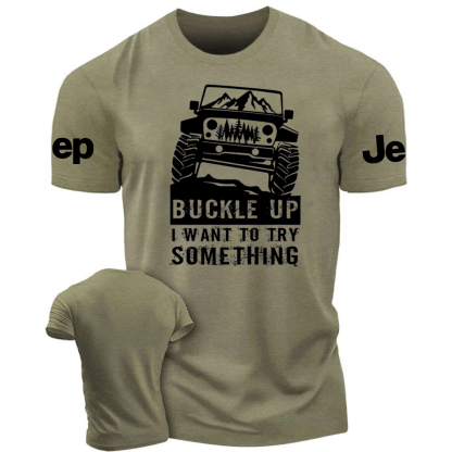 Buckle Up I Want To Try Something Jp Car Tshirt