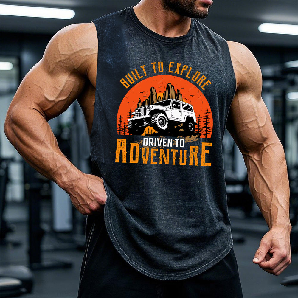 Built to Explore Driven to Adventure Jp Lover - Men Tank