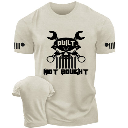 Built Not Bought Skull and Crossbones Jp T-Shirt