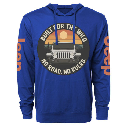 Built for the Wild, No Road, No Rules Jp Lover Oversized Lightweight Hoodie