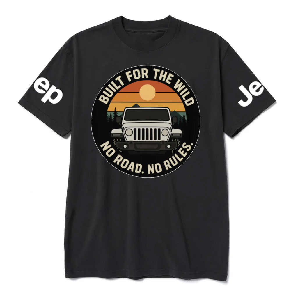 Built For The Wild, No Road No Result Jp Lover Summer T-Shirt
