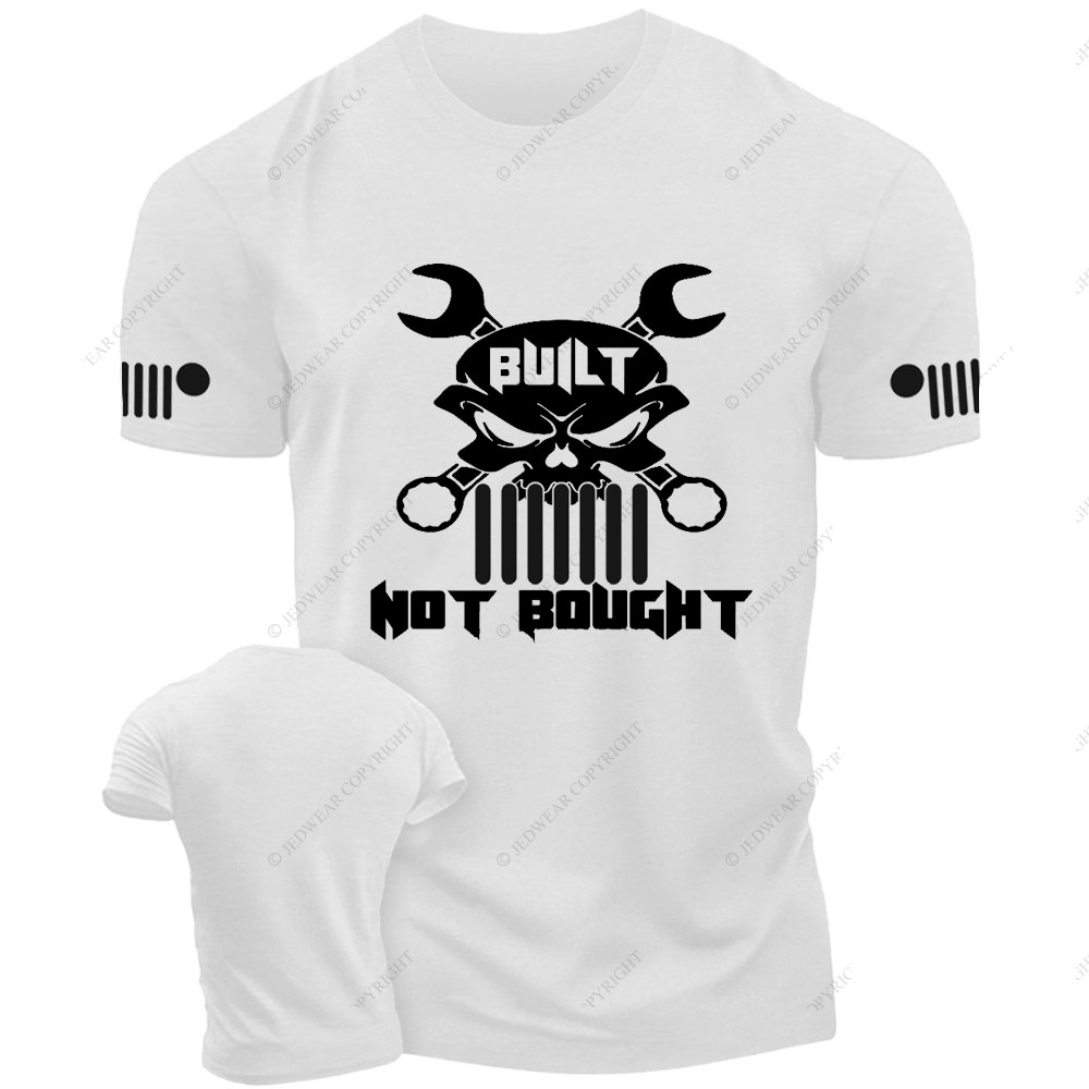 Built Not Bought Skull and Crossbones Jp T-Shirt