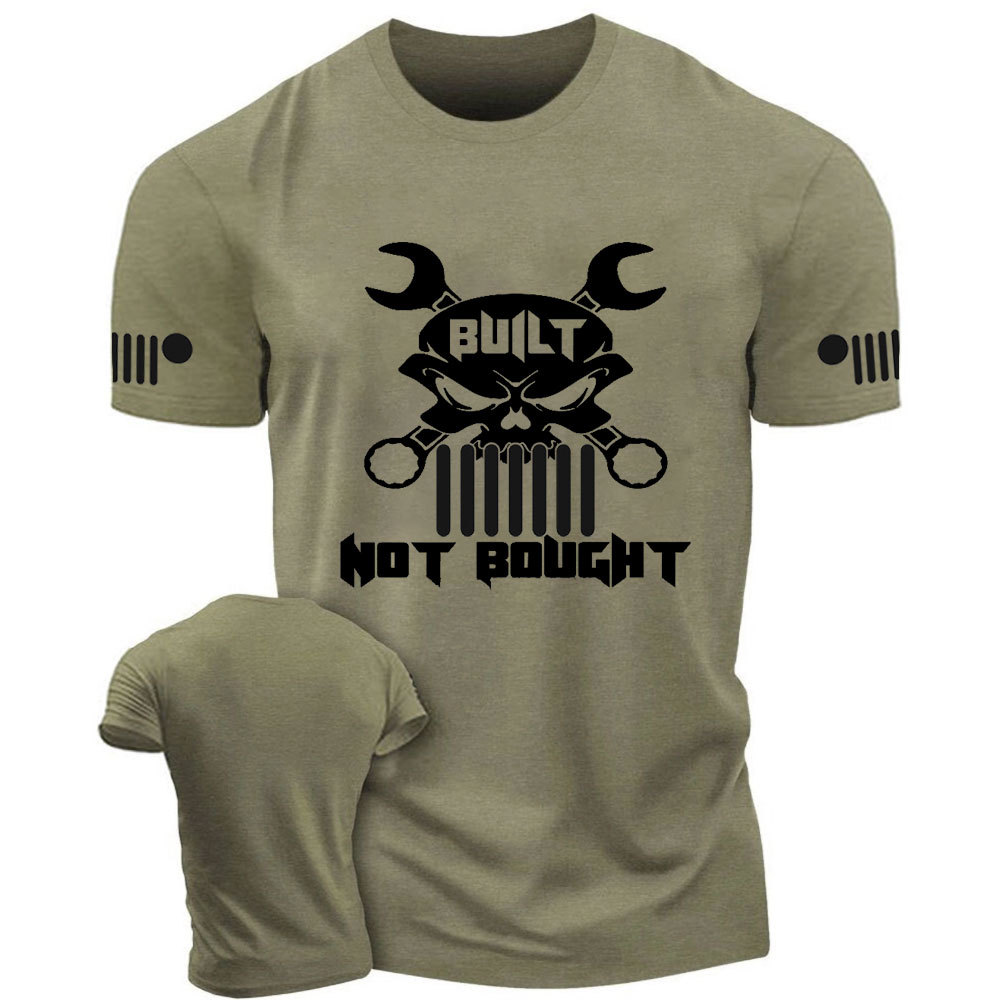 Built Not Bought Skull and Crossbones Jp T-Shirt
