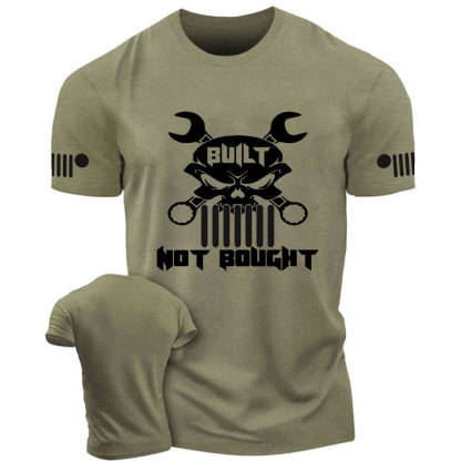 Built Not Bought Skull and Crossbones Jp T-Shirt