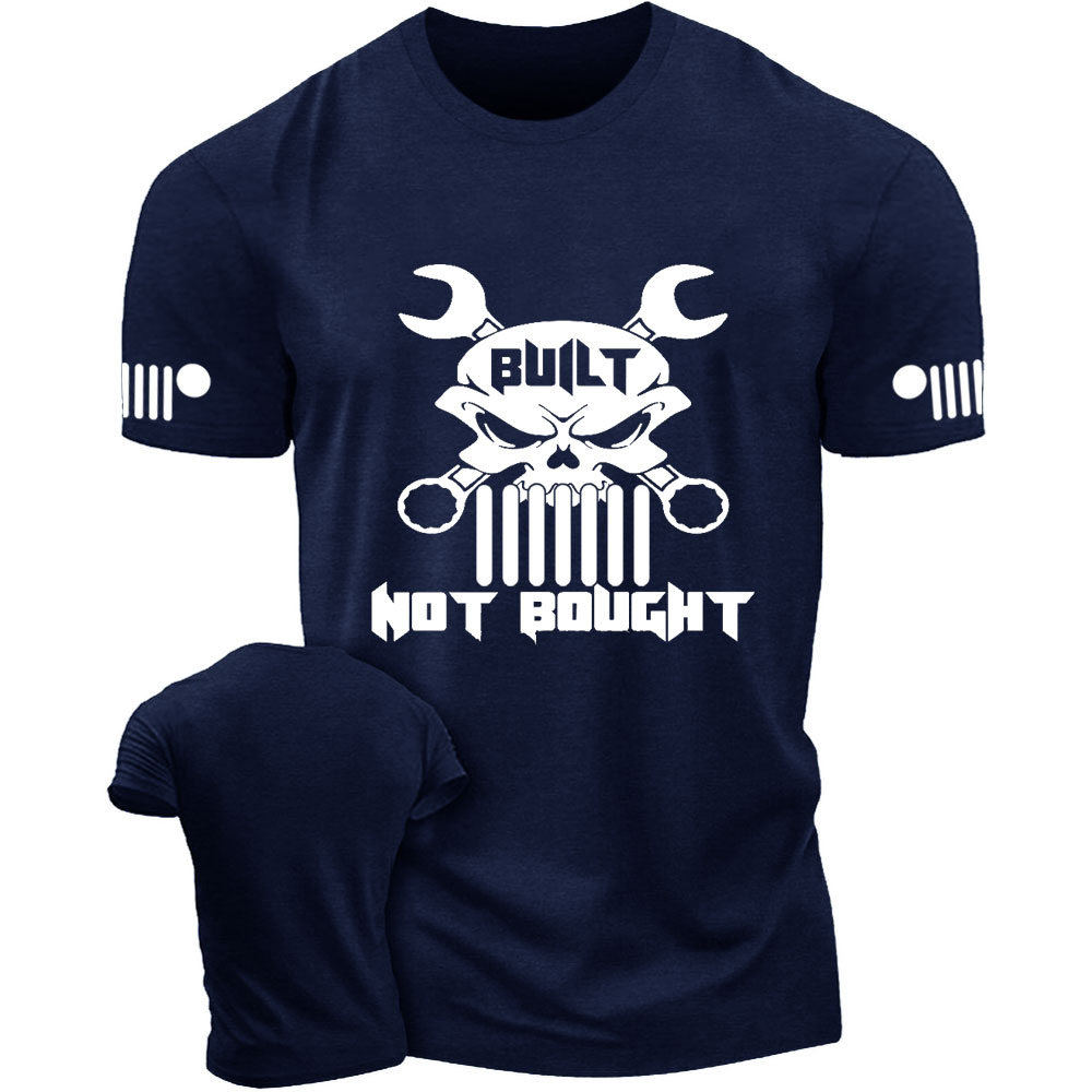 Built Not Bought Skull and Crossbones Jp T-Shirt