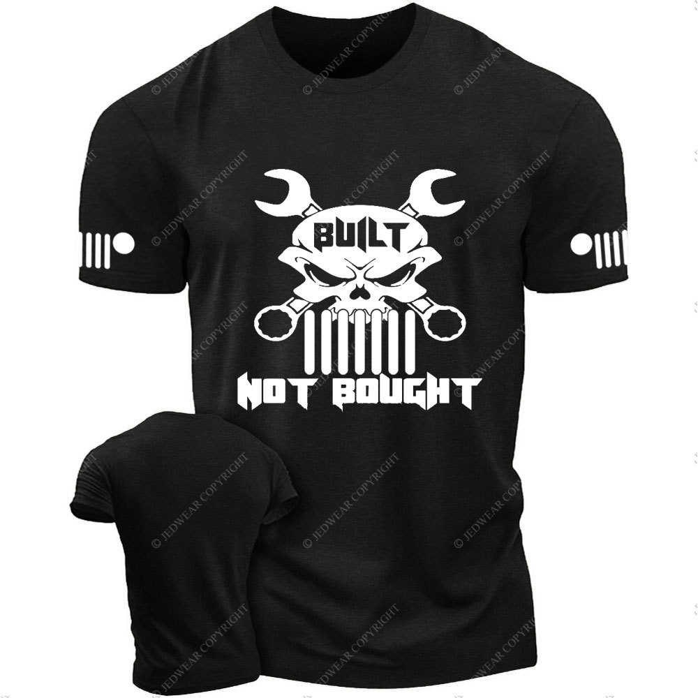 Built Not Bought Skull and Crossbones Jp T-Shirt
