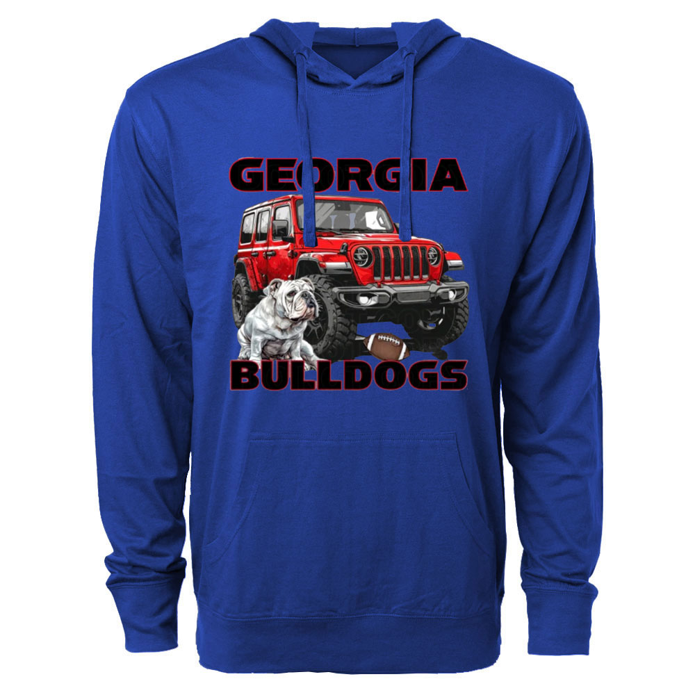Georgia Jp Bulldog Oversized Lightweight Hoodie