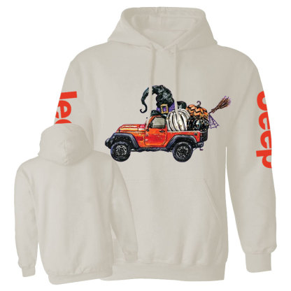 Halloween Jp Magic Pumpkin Witches Hat Casual Hoodie