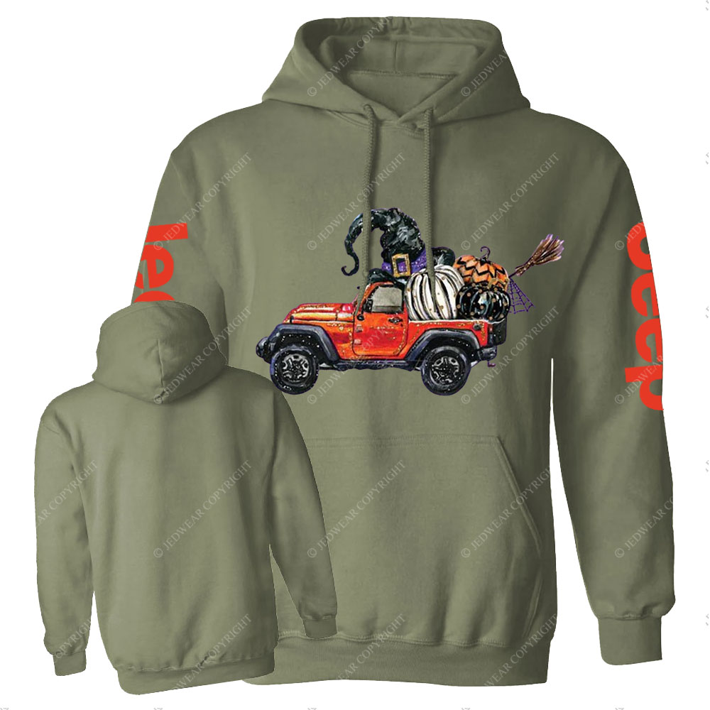 Halloween Jp Magic Pumpkin Witches Hat Casual Hoodie