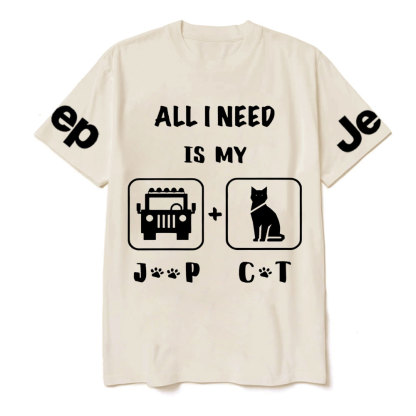 All I Need Is My Jp and My Cat Jp T-Shirt