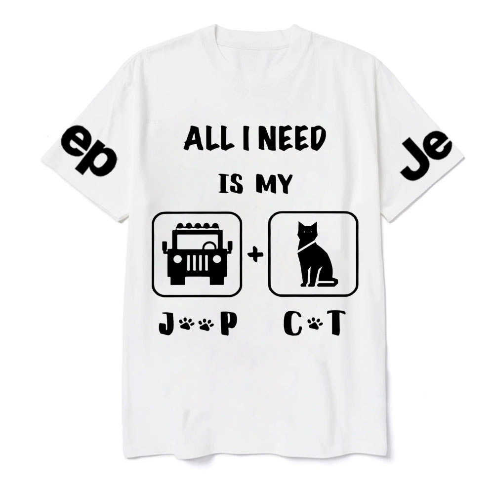 All I Need Is My Jp and My Cat Jp T-Shirt
