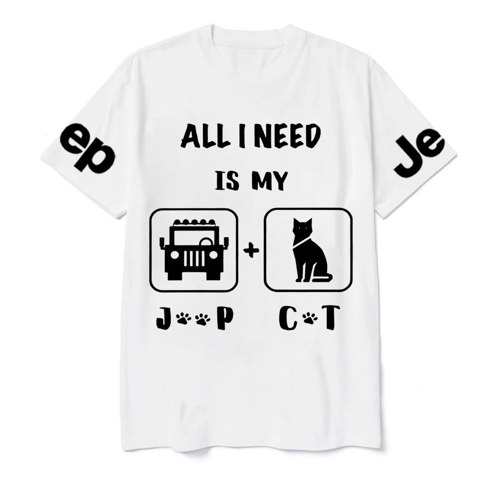 All I Need Is My Jp and My Cat Jp T-Shirt