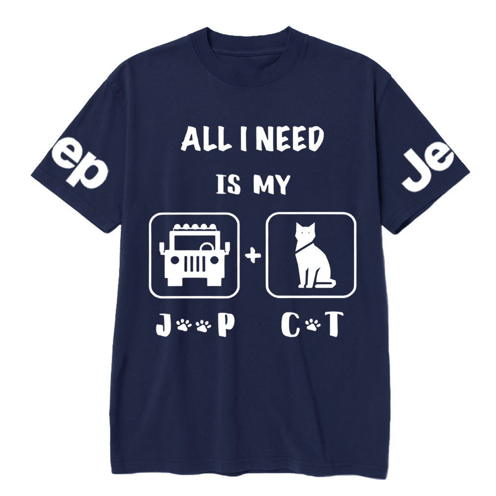 All I Need Is My Jp and My Cat Jp T-Shirt