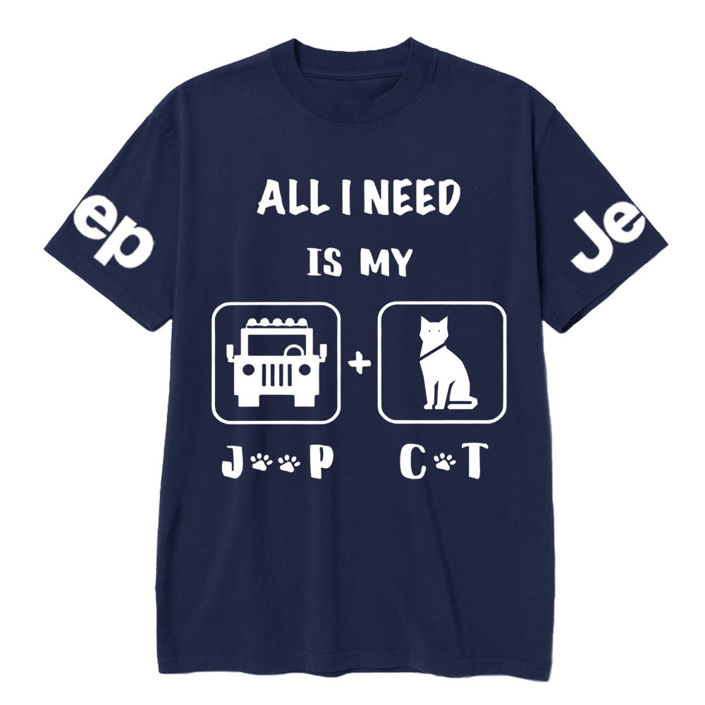 All I Need Is My Jp and My Cat Jp T-Shirt