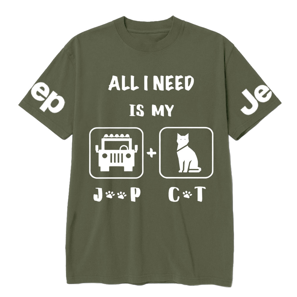 All I Need Is My Jp and My Cat Jp T-Shirt