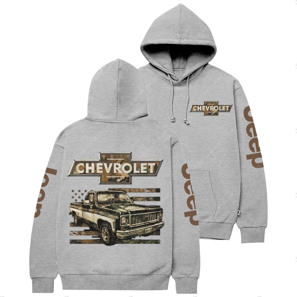 Chevrolet Land Off-Road Flag Casual Hoodie