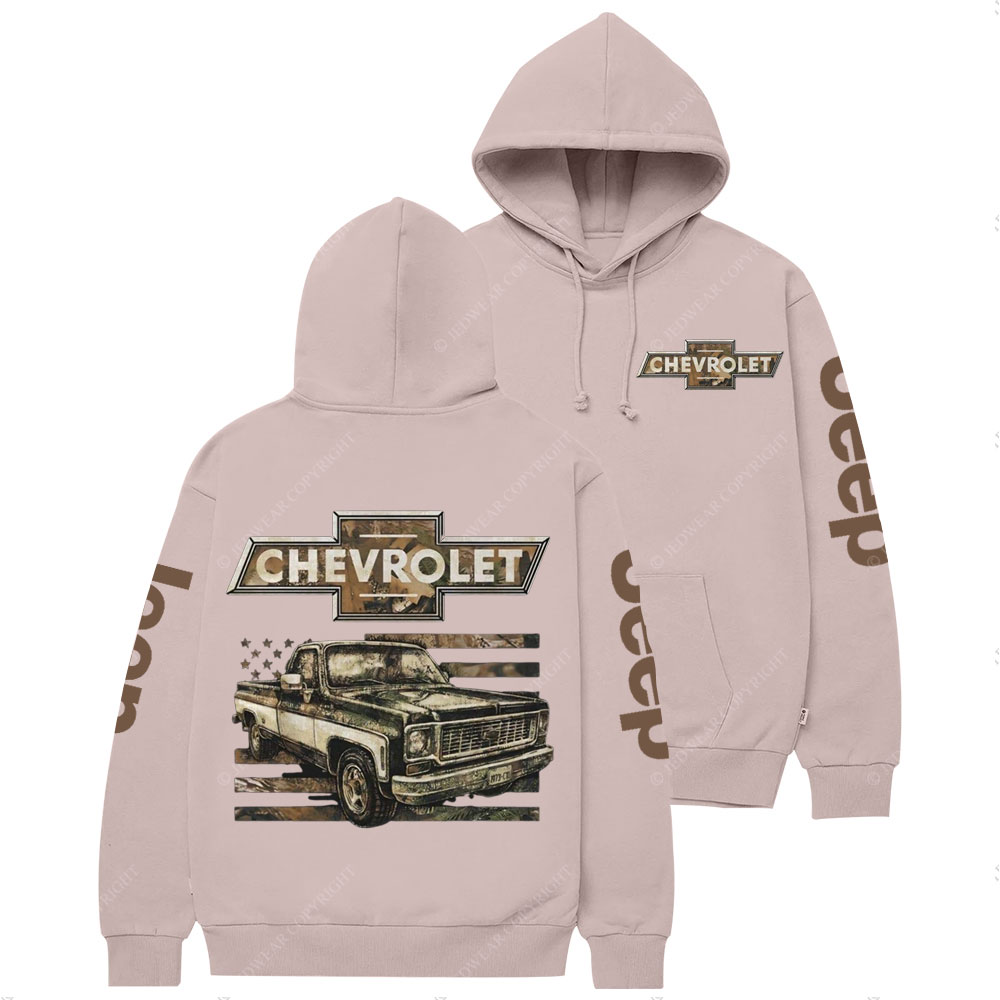 Chevrolet Land Off-Road Flag Casual Hoodie