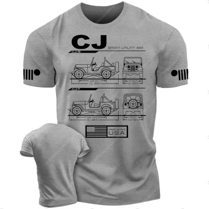 CJ Wrangler Blueprint T-Shirt