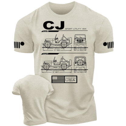 CJ Wrangler Blueprint T-Shirt