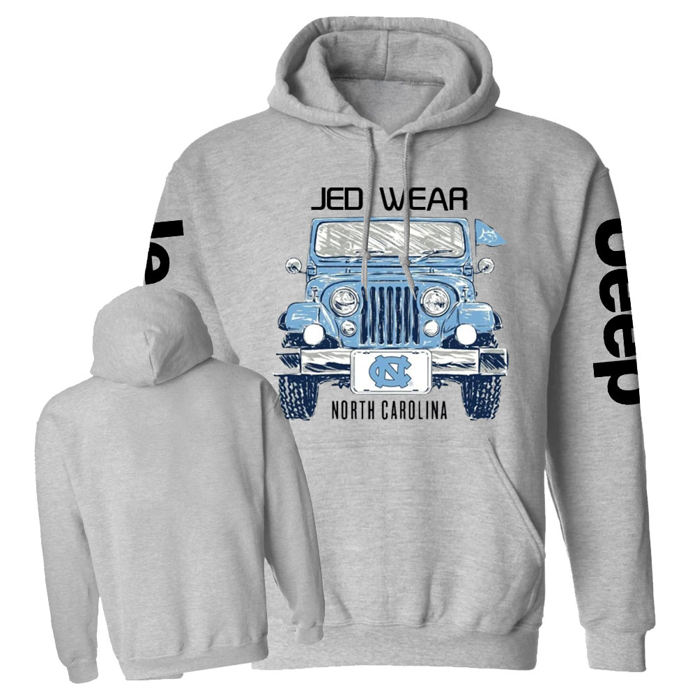UNC Tar Heels Jp Car Casual Hoodie