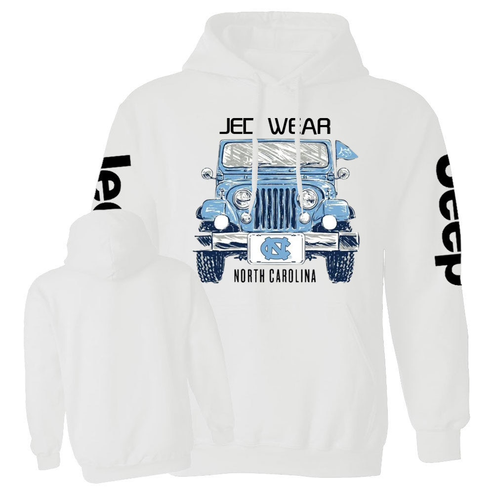 UNC Tar Heels Jp Car Casual Hoodie