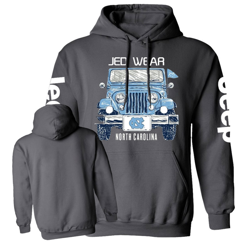 UNC Tar Heels Jp Car Casual Hoodie