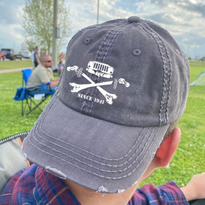 Jps Grille and Cross Bones Since 1941 Baseball Cap