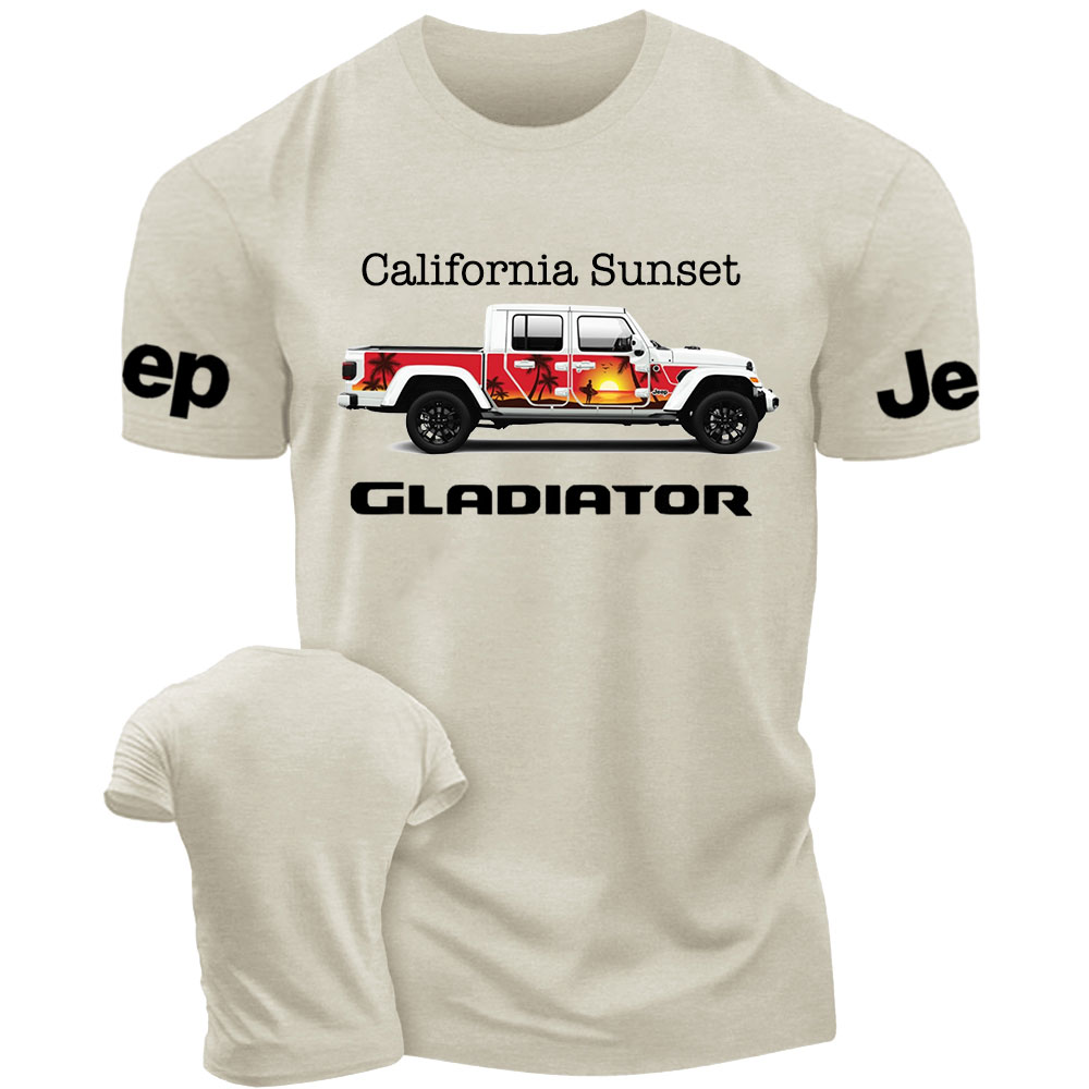 California Sunset Action Shield Body Armor JT Gladiator Jp T-Shirt