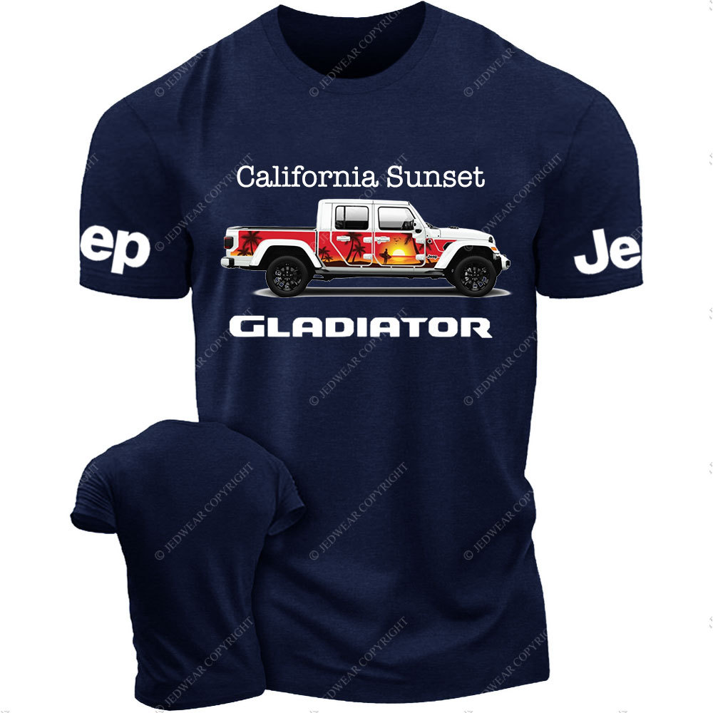 California Sunset Action Shield Body Armor JT Gladiator Jp T-Shirt