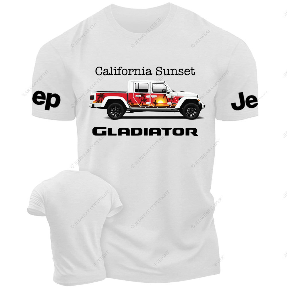 California Sunset Action Shield Body Armor JT Gladiator Jp T-Shirt