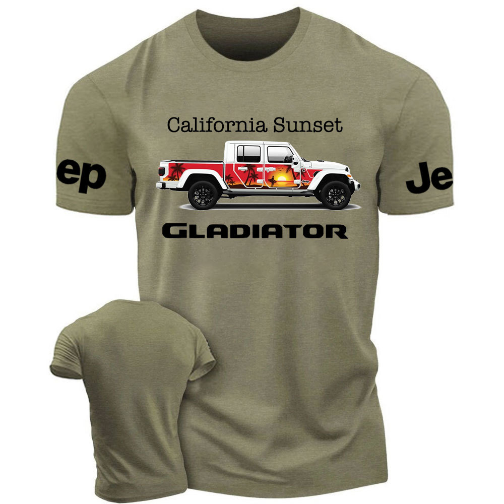 California Sunset Action Shield Body Armor JT Gladiator Jp T-Shirt