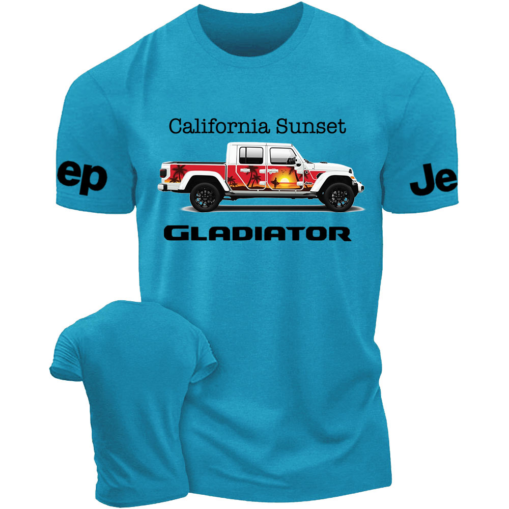 California Sunset Action Shield Body Armor JT Gladiator Jp T-Shirt