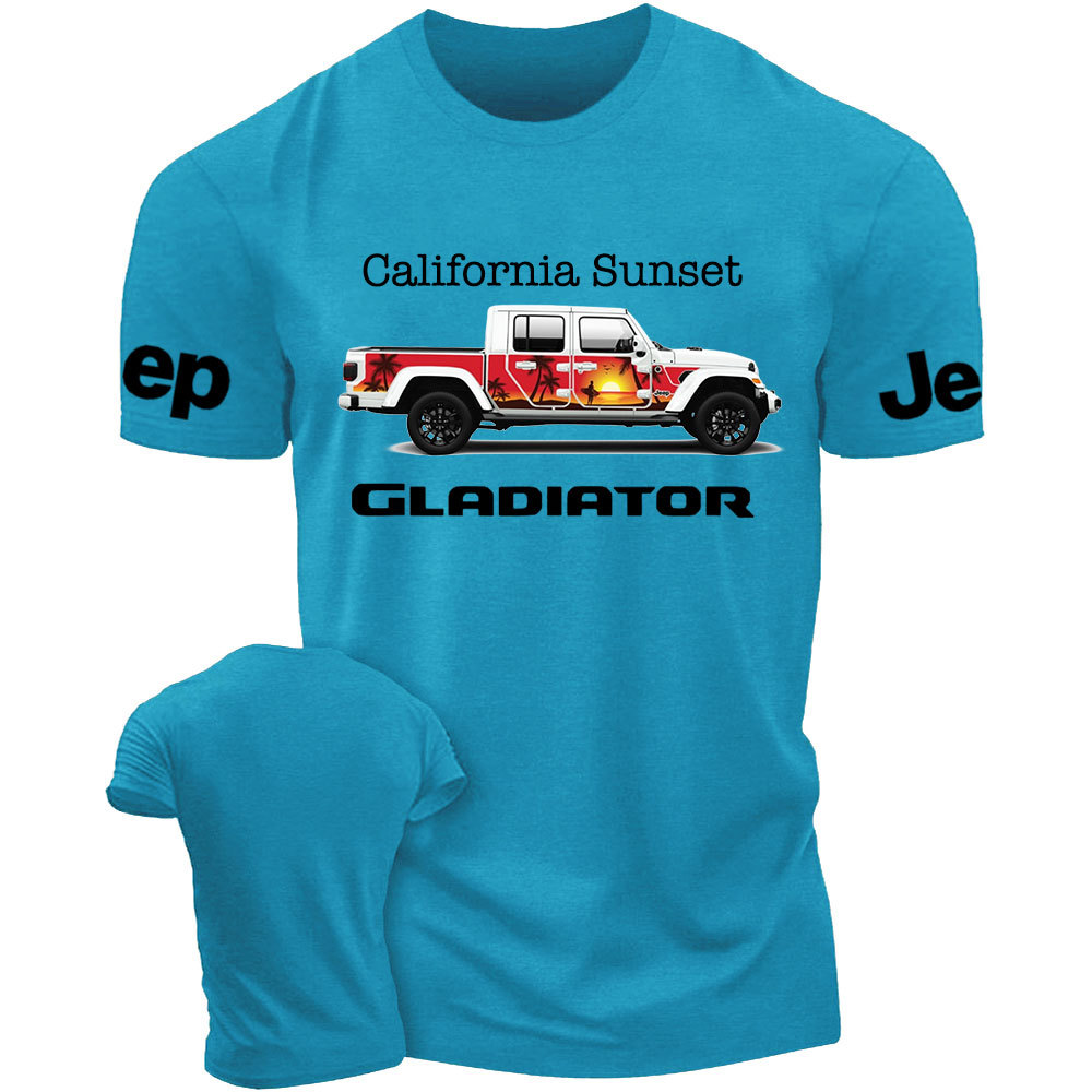 California Sunset Action Shield Body Armor JT Gladiator Jp T-Shirt