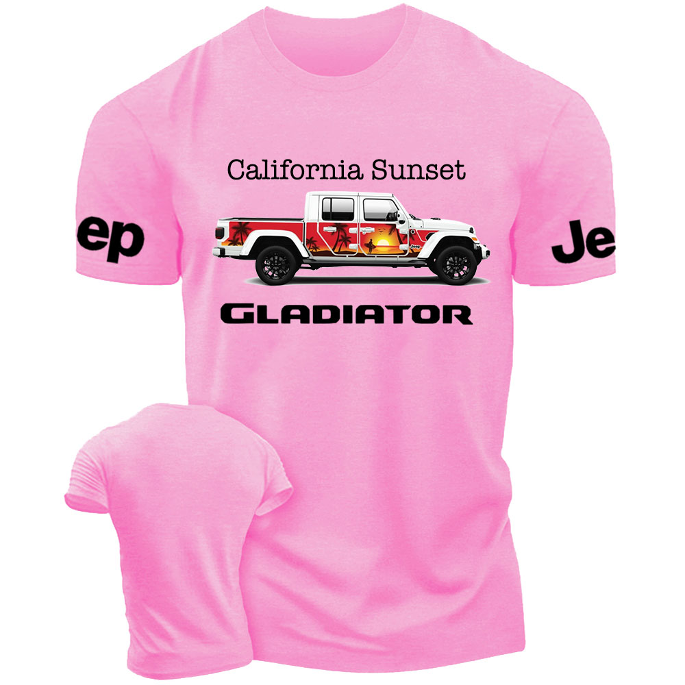 California Sunset Action Shield Body Armor JT Gladiator Jp T-Shirt