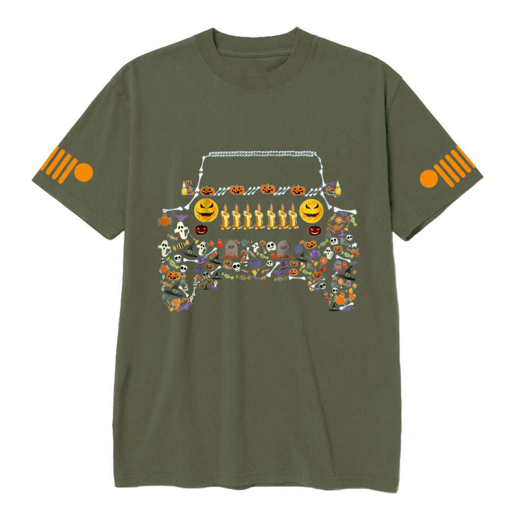 Jp Candle Grille Halloween Funny T-shirt