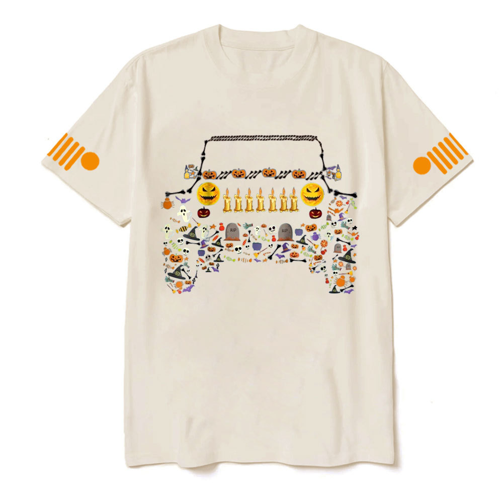 Jp Candle Grille Halloween Funny T-shirt