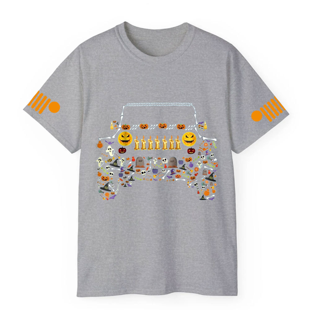 Jp Candle Grille Halloween Funny T-shirt